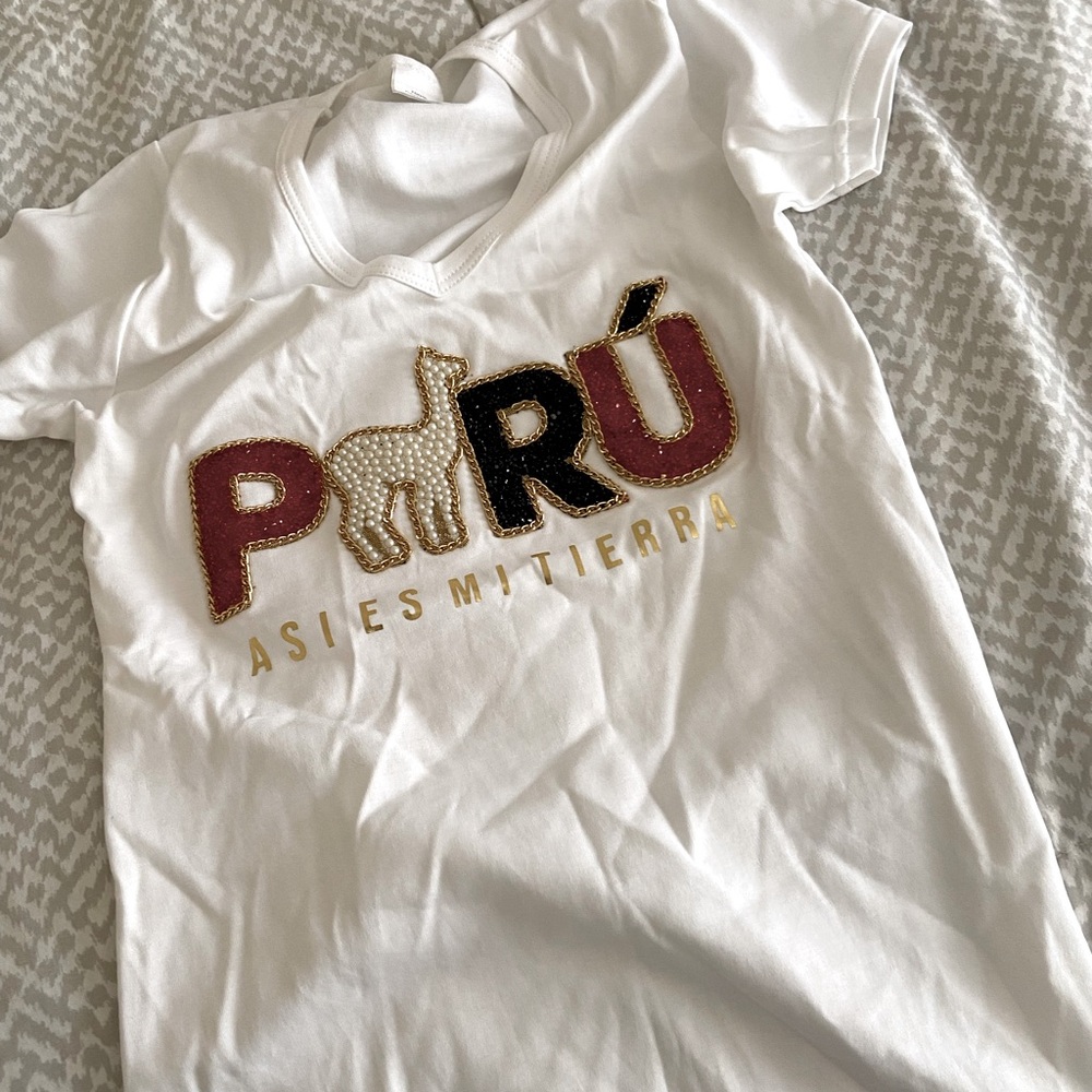 Peruvian Beaded T-Shirt 🇵🇪🇵🇪